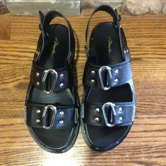 3:1 PHILLIP LIM Alix Flatform Sandals - Picture 2 of 8